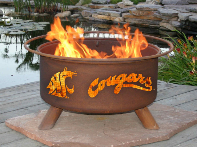 Washington State Cougars Fire Pit Grill