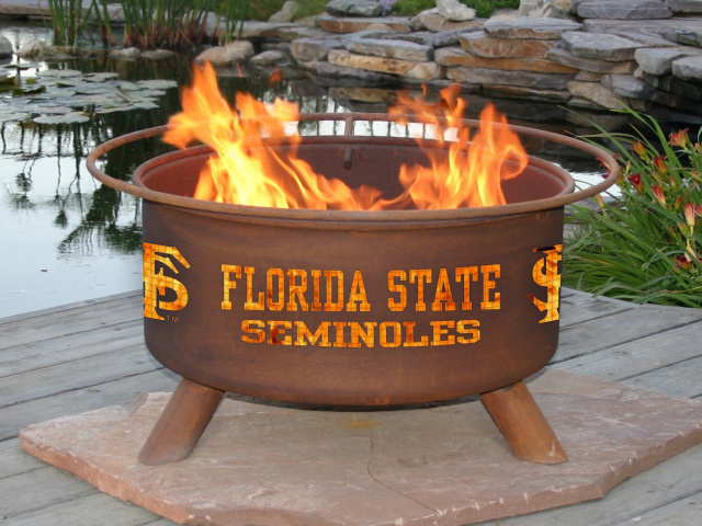 Florida State Seminole Fire Pit Grill