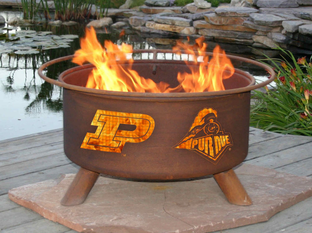 Purdue University Boilermakers Fire Pit Grill