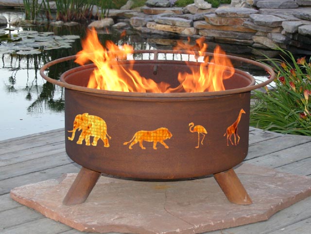 Safari Outdoor Fire Pit Grill