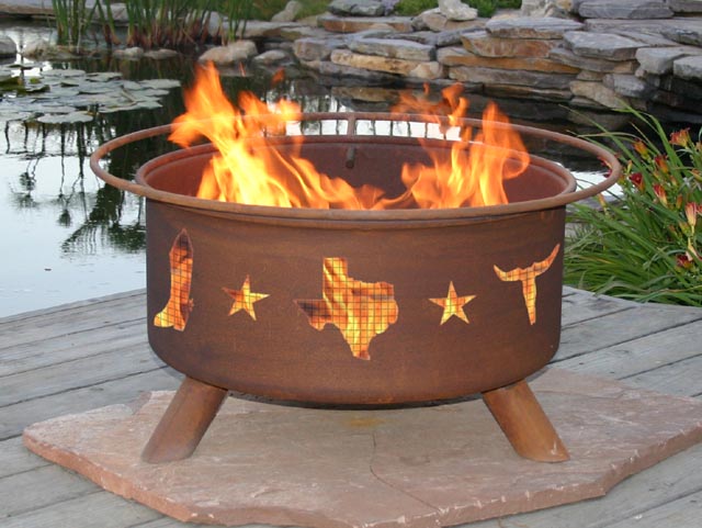 Lone Star Outdoor Fire Pit Grill