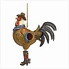 Western Cowboy Rooster Bird House