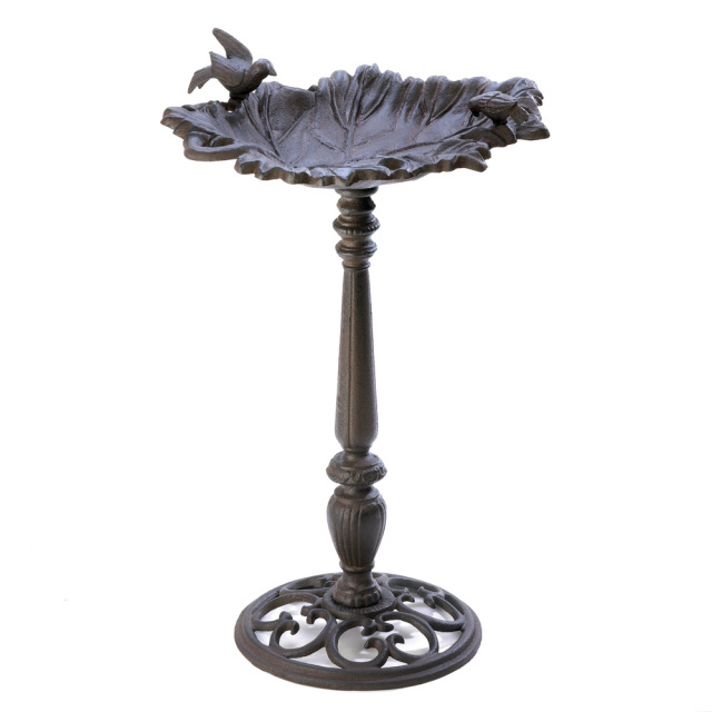 Cast Iron Forest Frolic Bird Bath