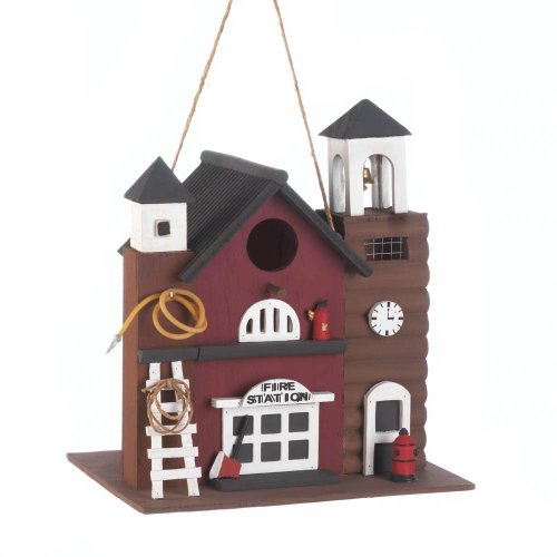 Songbird Valley Fire Station Birdhouse