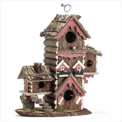 Gingerbread Style Condo Bird House