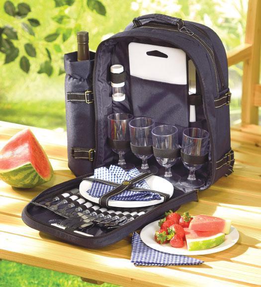 Complete Picnic Backpack 30 Piece Set