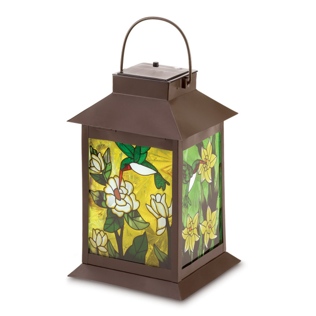 Solar Powered Hummingbird Lantern