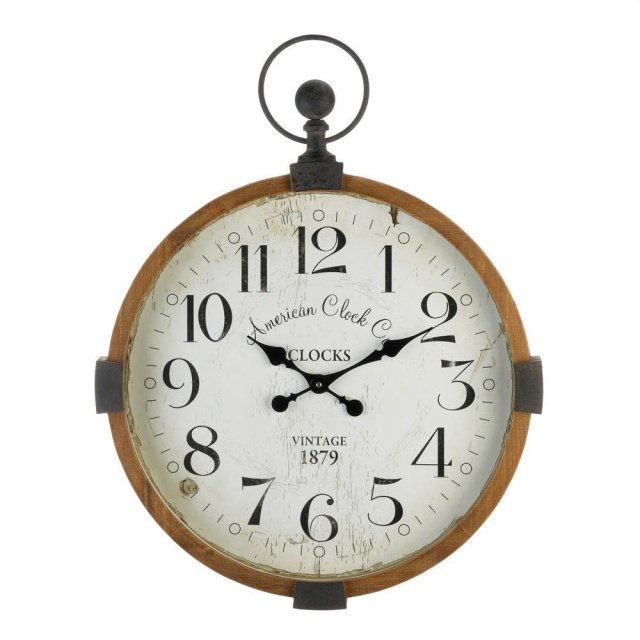 Large Vintage Industrial Wall Clock