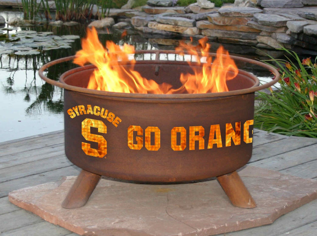 Syracuse Orange Fire Pit Grill