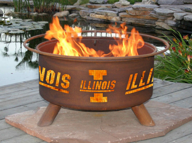 University of Illinois Fire Pit Grill