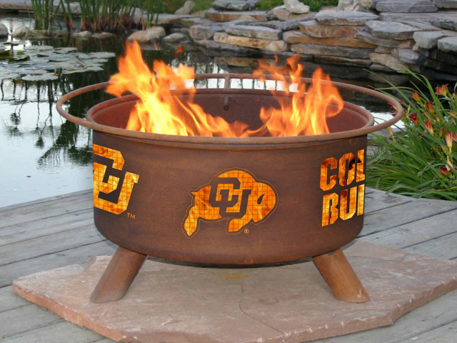 University of Colorado Buffs Fire Pit Grill