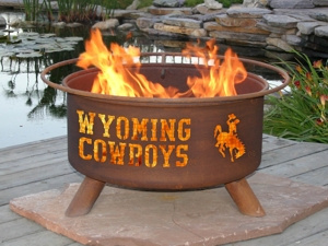 University of Wyoming Cowboys Fire Pit Grill