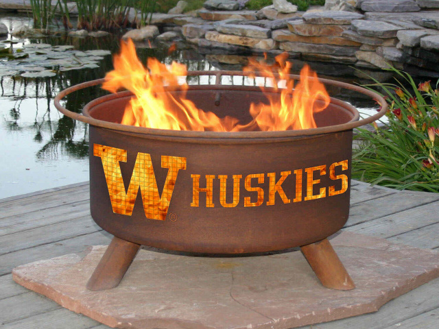 University of Washington Huskies Fire Pit Grill