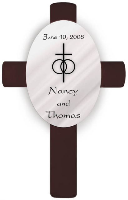 Personalized Classic Wedding Anniversary Cross