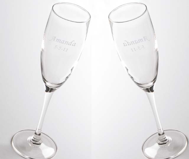 Personalized Toasting Glass Set