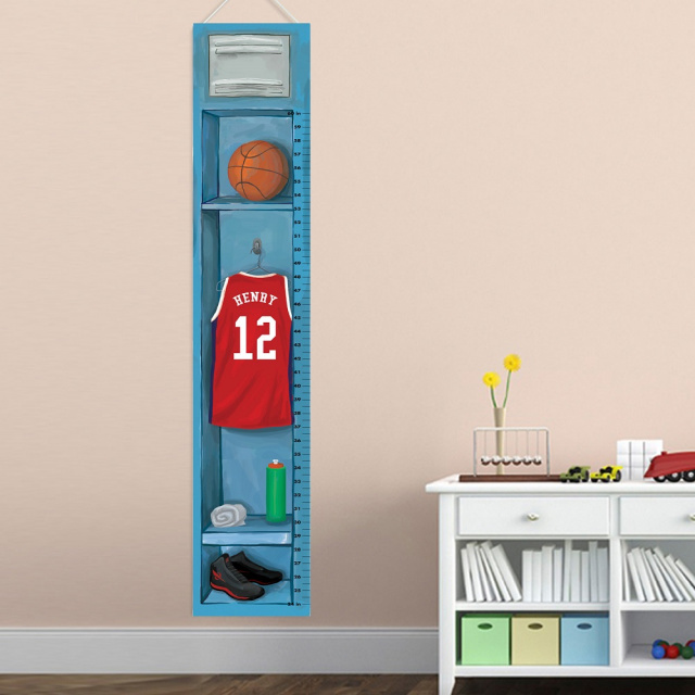 Personalized Basketball Growth Chart