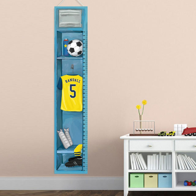 Personalized Soccer Growth Chart