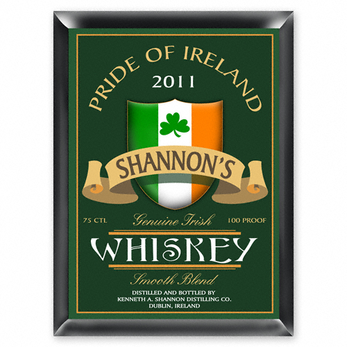 Personalized Irish Whiskey Bar Pub Sign