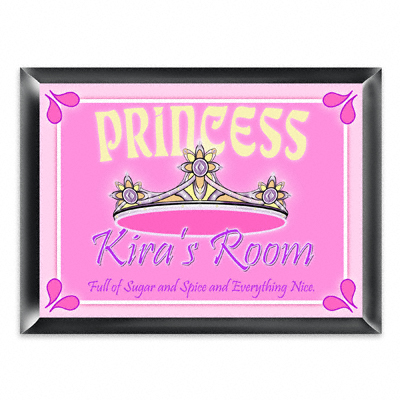 Personalized Princess Room Door Sign