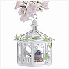 White Garden Gazebo Bird Feeder