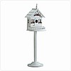 Victorian Style Cottage Bird House Stand
