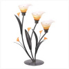 Amber Lilies Tealight Candle Holder