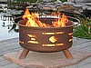 Southwestern Santa Fe Style Outdoor Fire Pit Grill