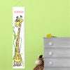Personalized Girl Giraffe Height Growth Chart