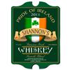 Vintage Look Personalized Irish Whiskey Bar Pub Sign