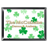 Personalized Clovers Irish Shamrock Family Sign
