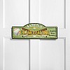 Personalized Boys Baseball Room Door Sign