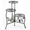 Triple Country Apple Iron Plant Stand