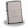 Personalized Zippo High Polished Chrome Lighter