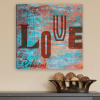 Personalized Graffiti Style Love Canvas Print